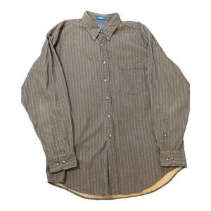 Pendleton Frontier Shirt L/S Western Snap Front Cotton Plaid Men's Large